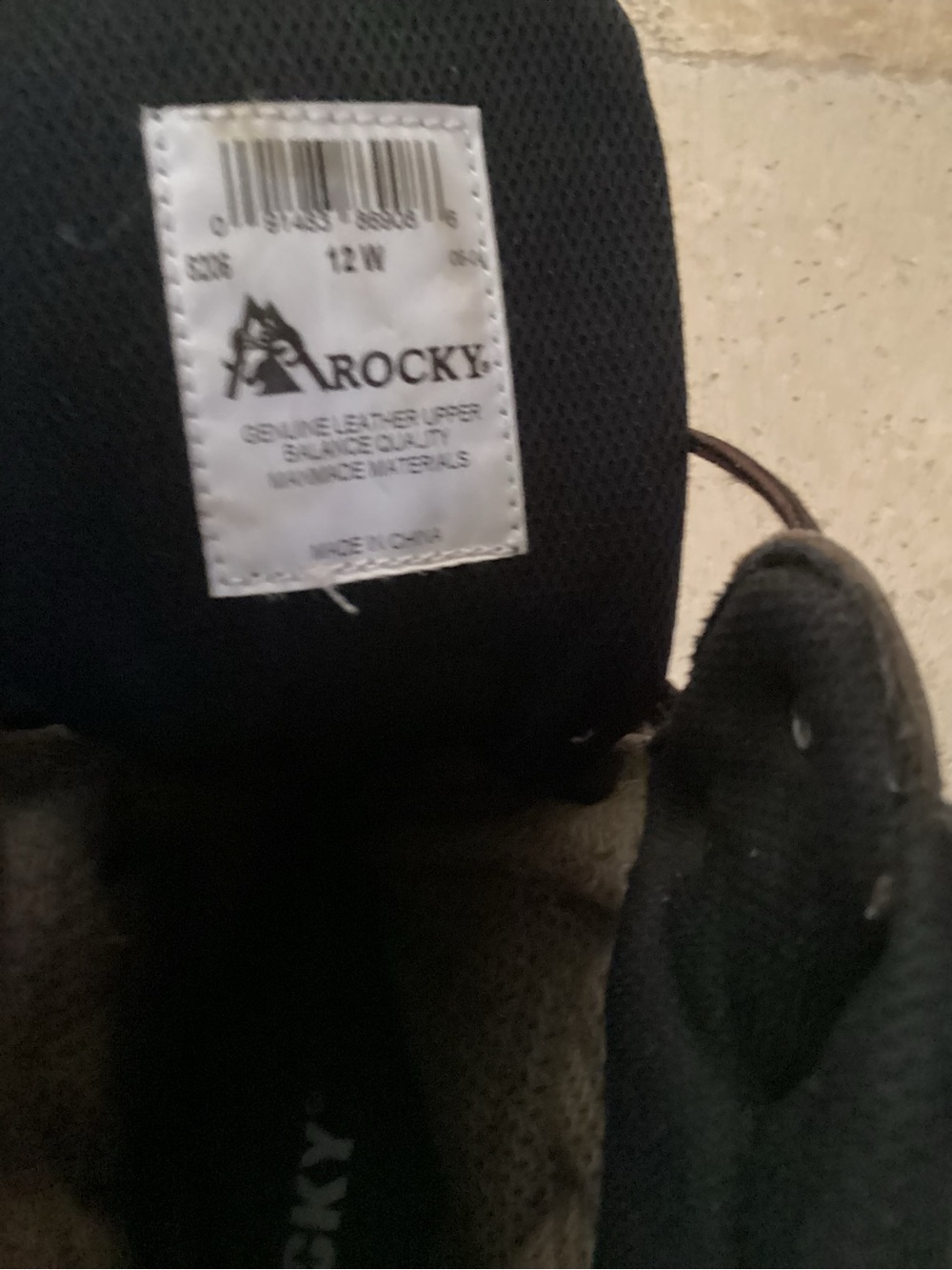 Men's Rocky 8" Traditions Waterproof Outdoor Boot SZ 12W - Picture 5 of 7